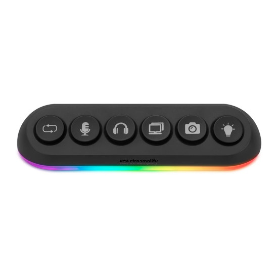Стрийминг хъб Streamplify Streaming HUB DECK 5 RGB - 5 x USB-A - SPUH-HD51217.11