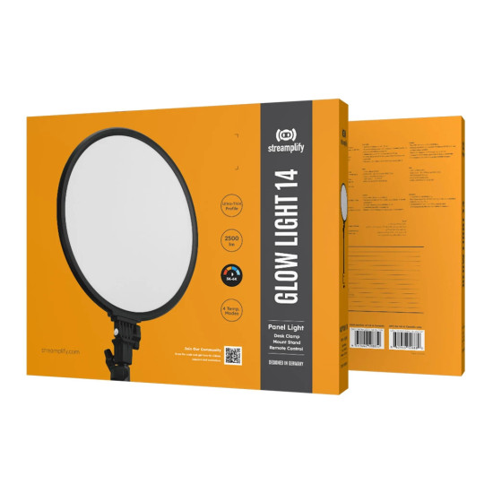 LED ринг Streamplify Streaming GLOW LIGHT 14 - Remote Control, Monitor Stand - SPIF-GL14222.11