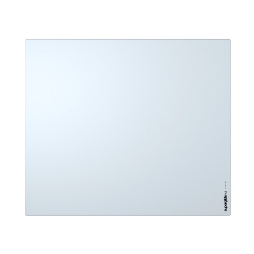 Подложка за мишка Superglide Gaming Glass Mousepad Superglide Pad v2 XL White, Стъкло - 490 x 420 мм