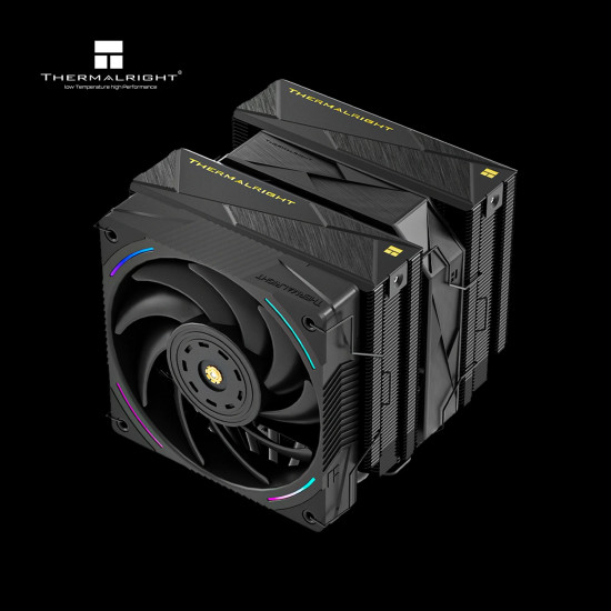 Охладител за процесор Thermalright CPU Cooler Royal Pretor 130 Ultra Black - LGA1851/AM5
