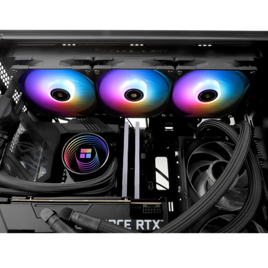 Водно охлаждане Thermalright Water Cooling Frozen Notte 360 Black A-RGB V2 - LGA1851/AM5