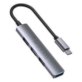 USB хъб Unitek USB3.0/2.0 HUB, 4 порта, USB-C вход, H1208B