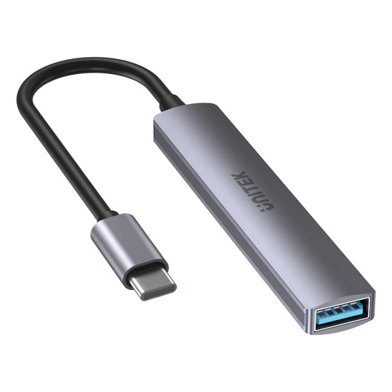 USB хъб Unitek USB3.0/2.0 HUB, 4 порта, USB-C вход, H1208B