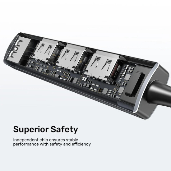 USB хъб Unitek USB3.0/2.0 HUB, 4 порта, USB-C вход, H1208B