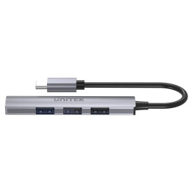 USB хъб Unitek USB3.0/2.0 HUB, 4 порта, USB-C вход, H1208B