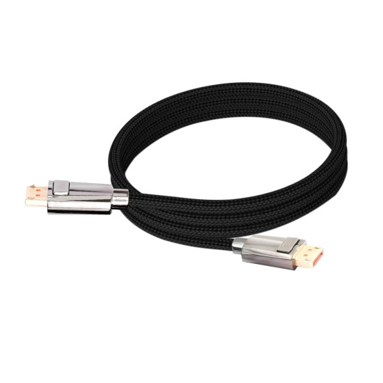 Display Port кабел VCom v2.1 DP M / M - 16K, Black - CG655-2.0m