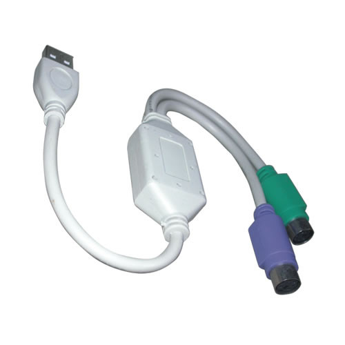 Кабел VCom USB to PS2 - CU807-0.2m