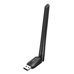 USB WiFi адаптер Vention Dual Band, 650Mbps, Black - KDTB0