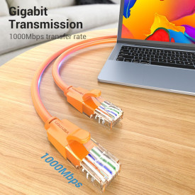 Мрежови кабел Vention LAN UTP Cat.6 Patch Cable - 2M Orange - IBEOH