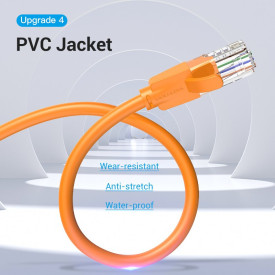Мрежови кабел Vention LAN UTP Cat.6 Patch Cable - 2M Orange - IBEOH