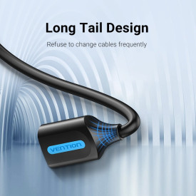 Vention Кабел USB 3.0 Extension AM / AF - 1.5M Black - CBHBG