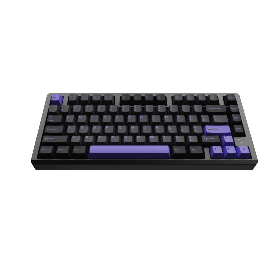 Безжична клавиатура VGN Wireless Gaming Mechanical Keyboard - VXE75 V2 Misty Purple - Aniya Switches, BT5.0, 2.4G, Aluminium