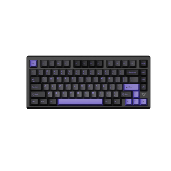 Безжична клавиатура VGN Wireless Gaming Mechanical Keyboard - VXE75 V2 Misty Purple - Aniya Switches, BT5.0, 2.4G, Aluminium