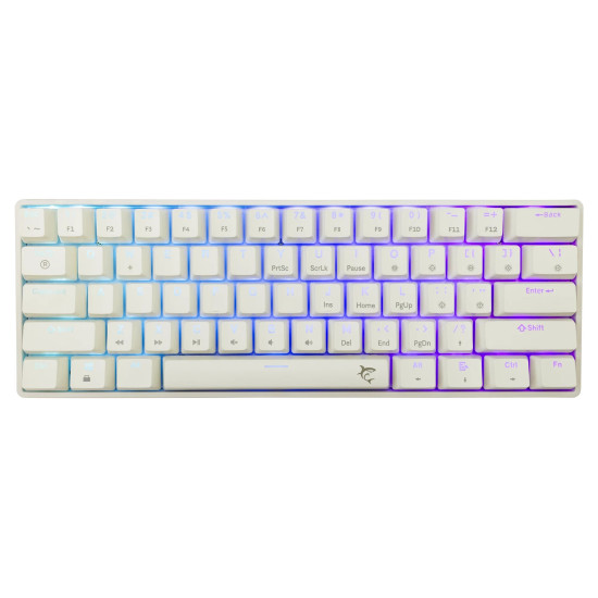 Клавиатура White Shark Gaming Mechanical Keyboard SHINOBI 2 - YUSYA 5P Red Switches (English US), White