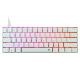 Клавиатура White Shark Gaming Mechanical Keyboard SHINOBI 2 - YUSYA 5P Red Switches (English US), White