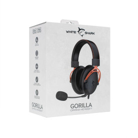 Слушалки White Shark Gaming Headphones GORILLA BLACK/RED - 53mm, Stereo 2.0