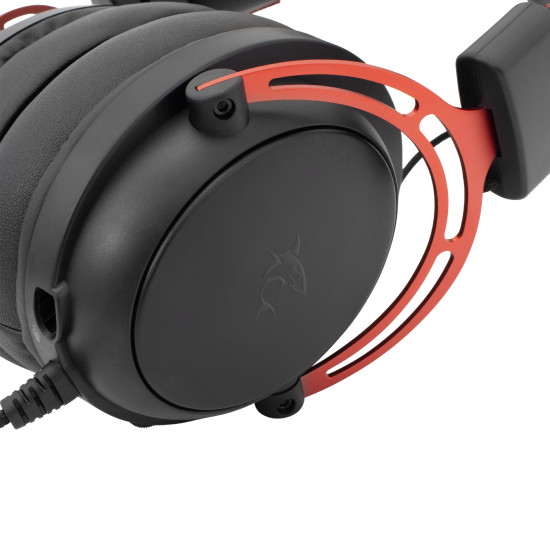 Слушалки White Shark Gaming Headphones GORILLA BLACK/RED - 53mm, Stereo 2.0