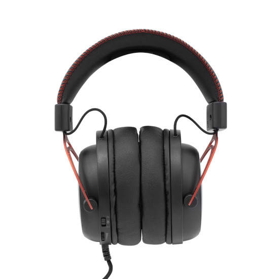 Слушалки White Shark Gaming Headphones GORILLA BLACK/RED - 53mm, Stereo 2.0