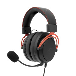 Слушалки White Shark Gaming Headphones GORILLA BLACK/RED - 53mm, Stereo 2.0