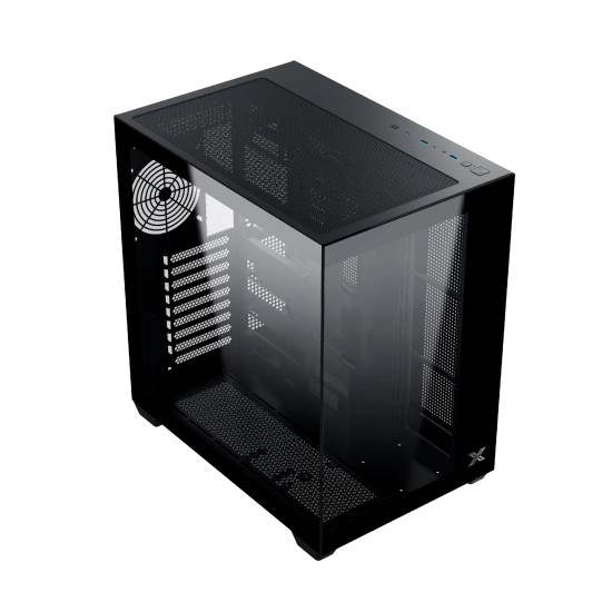 Кутия за компютър Xigmatek Case ATX - AQUA V AIR - 7 ARGB Fans, Black