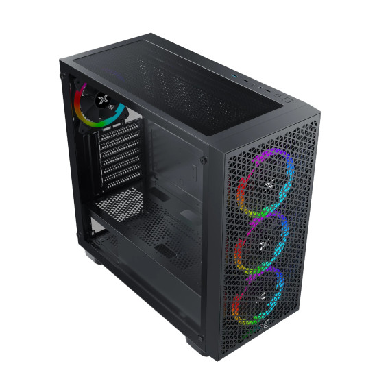 Кутия за компютър Xigmatek Case EATX - Gaming G Pro - Mesh, 4 ARGB fans