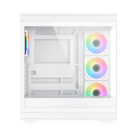 Кутия за компютър Xigmatek Case EATX - Meta Arctic - 4 x 120 mm ARGB fans