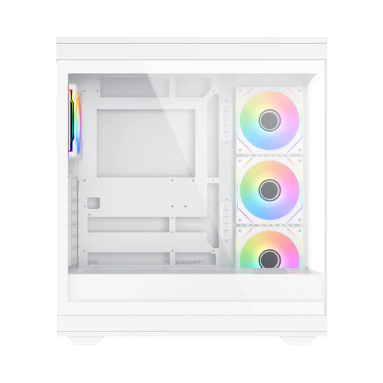 Кутия за компютър Xigmatek Case EATX - Meta Arctic - 4 x 120 mm ARGB fans