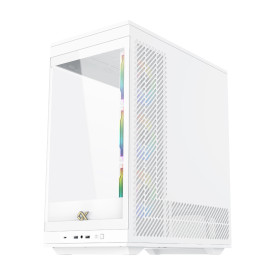 Кутия за компютър Xigmatek Case EATX - Meta Arctic - 4 x 120 mm ARGB fans