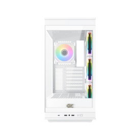Кутия за компютър Xigmatek Case EATX - Meta Arctic - 4 x 120 mm ARGB fans