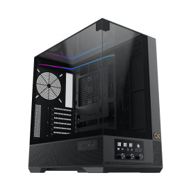 Кутия за компютър Xigmatek Case EATX - Vision - 7 ARGB Fans, LCD Display Panel, Smart Fan Control