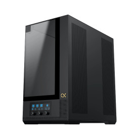 Кутия за компютър Xigmatek Case EATX - Vision - 7 ARGB Fans, LCD Display Panel, Smart Fan Control