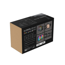 Водно охлаждане Xigmatek Water Cooling LK 240 Digital - LED Display, A-RGB
