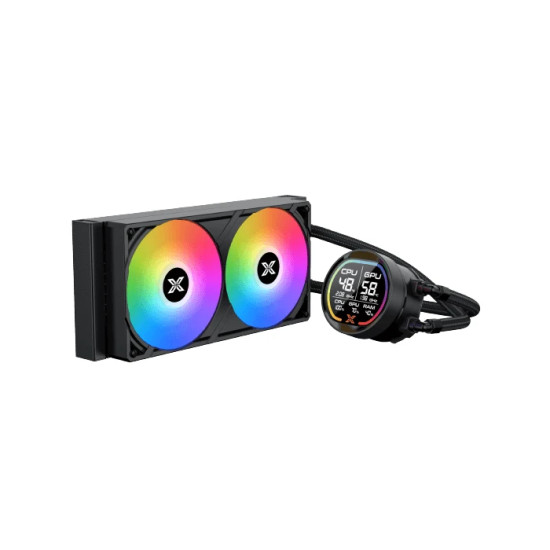 Водно охлаждане Xigmatek Water Cooling LK Pro 240 Digital - 2.7 inch Digital LCD Display
