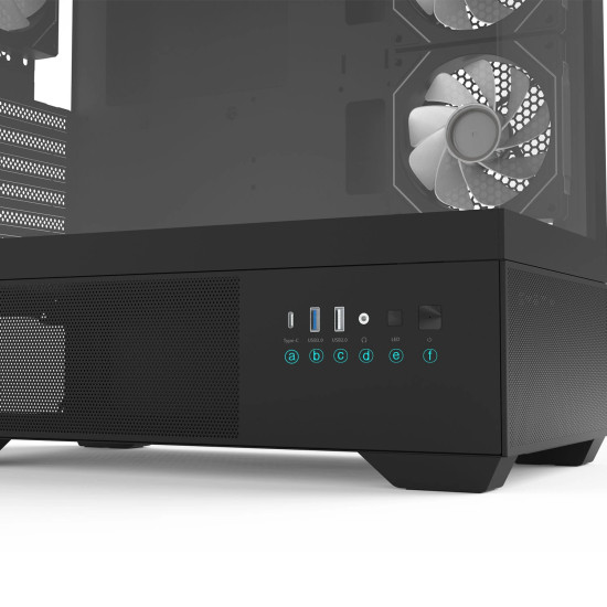 Кутия за компютър Zalman Chronix ATX, Mid Tower, Tempered Glass, Black
