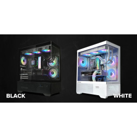 Кутия за компютър Zalman Chronix ATX, Mid Tower, Tempered Glass, Black