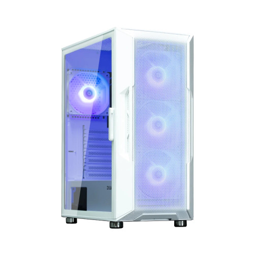 Кутия за компютър Zalman Case ATX - i3 NEO ARGB - Mesh, aRGB, Tempered Glass, White