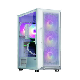 Кутия за компютър Zalman Case ATX - i3 NEO ARGB - Mesh, aRGB, Tempered Glass, White