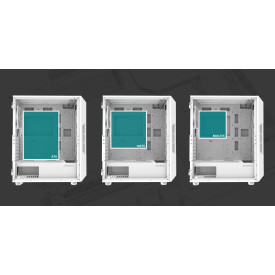 Кутия за компютър Zalman Case ATX - i3 NEO ARGB - Mesh, aRGB, Tempered Glass, White