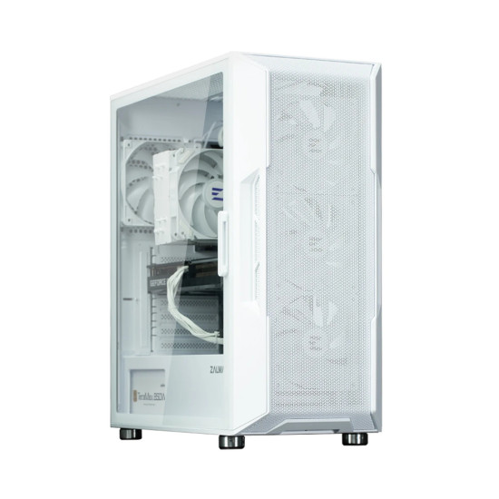 Кутия за компютър Zalman Case ATX - i3 NEO ARGB - Mesh, aRGB, Tempered Glass, White
