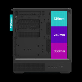 Кутия за компютър Zalman Case ATX - P40 Prism Black
