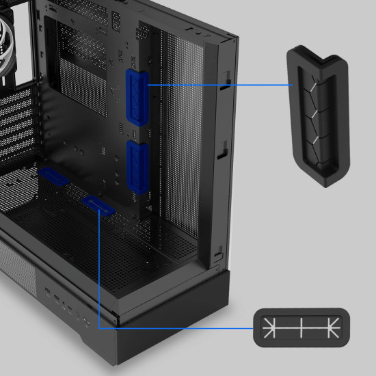 Кутия за компютър Zalman Case ATX - P40 Prism Black