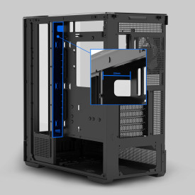 Кутия за компютър Zalman Case ATX - P40 Prism Black