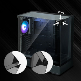 Кутия за компютър Zalman Case ATX - P40 Prism Black