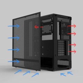 Кутия за компютър Zalman Case ATX - P40 Prism Black