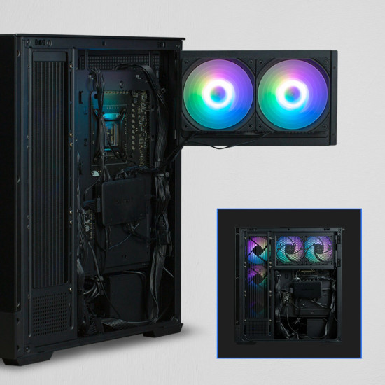 Кутия за компютър Zalman Case ATX - P40 Prism Black