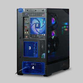 Кутия за компютър Zalman Case ATX - P40 Prism Black
