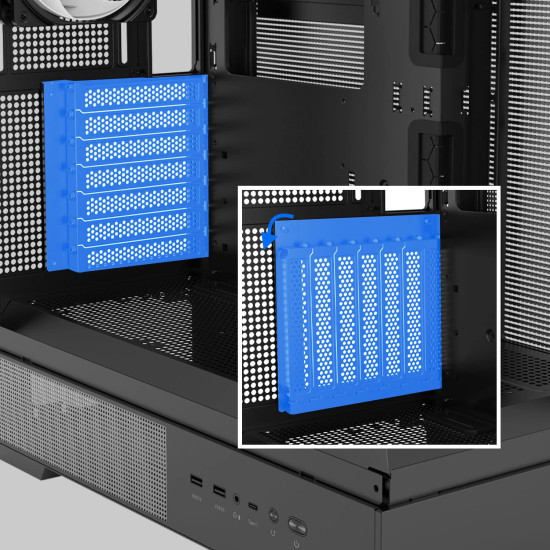 Кутия за компютър Zalman Case ATX - P40 Prism Black