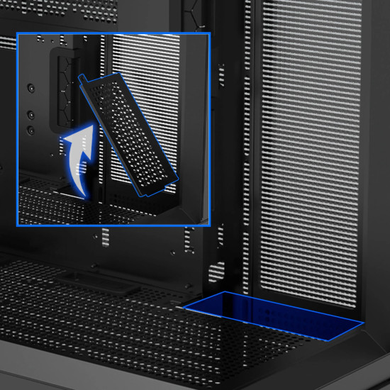 Кутия за компютър Zalman Case ATX - P40 Prism Black