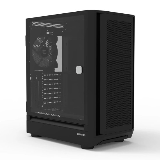 Кутия за компютър Zalman Case EATX - I6 Black - RGB, Tempered Glass, 3 fans included