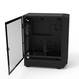 Кутия за компютър Zalman Case EATX - I6 Black - RGB, Tempered Glass, 3 fans included